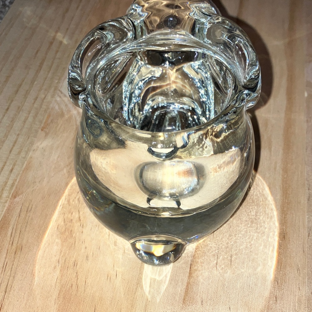 Indiana Glass Clear Glass Bunny Tea Light Or Votive Holder - Picture 4 of 5